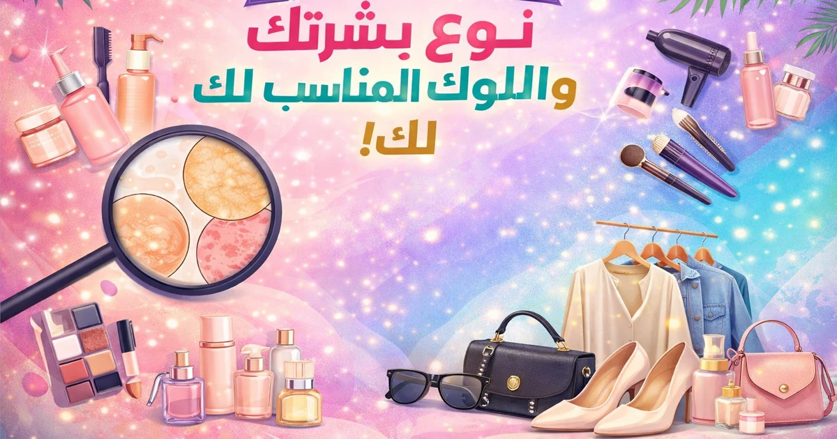 اكتشف نوع بشرتك واللوك المناسب لك