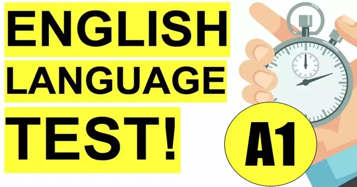 اختبر نفسك باللغة الإنجليزية ( A1 )